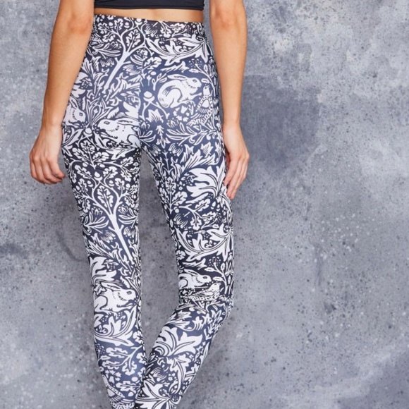 NWOT BLACK MILK RABBIT BLACK LEGGINGS - LIMITED - Picture 2 of 6